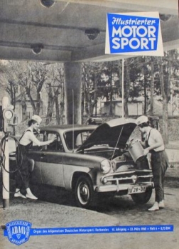"Illustrierter Motorsport" Sports-Magazine 1960 Gasstation-Motive (6299)